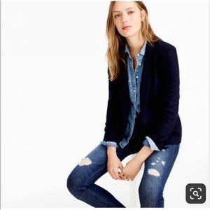J.Crew Stretch Velvet Blazer (6)